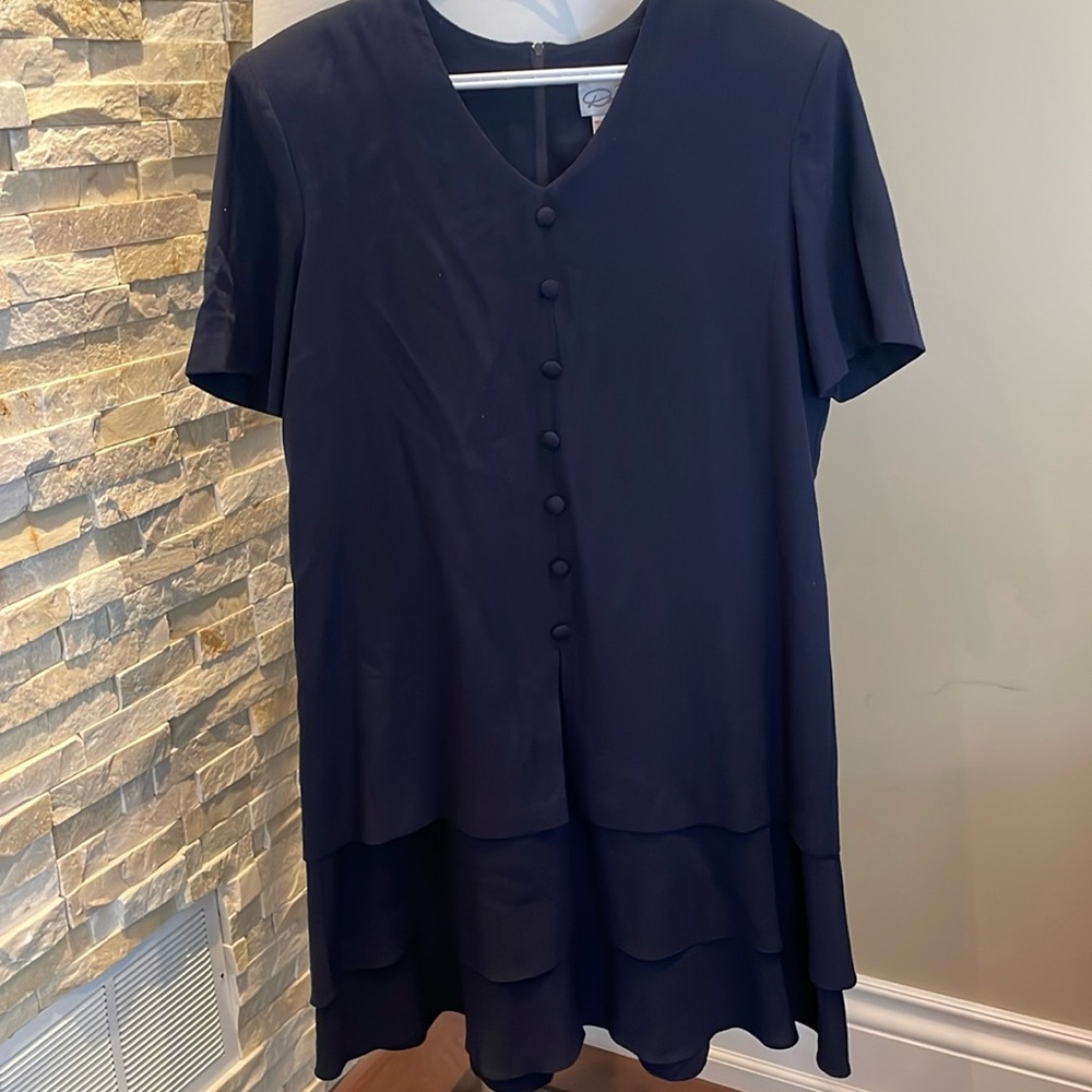 Navy Blue Vintage Dress